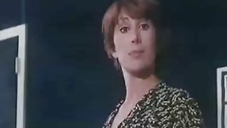 性感的成熟的妇女表示热脱衣，露出色情母亲和儿子